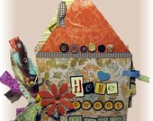 Home Sweet Home House Scrapbook Mini Album