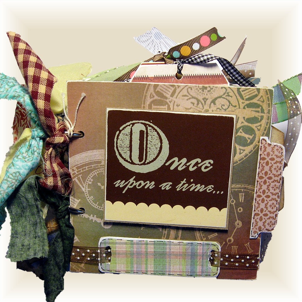 Once Upon A Time-Pre-made Family Album-Scrapbook for Photo Memories