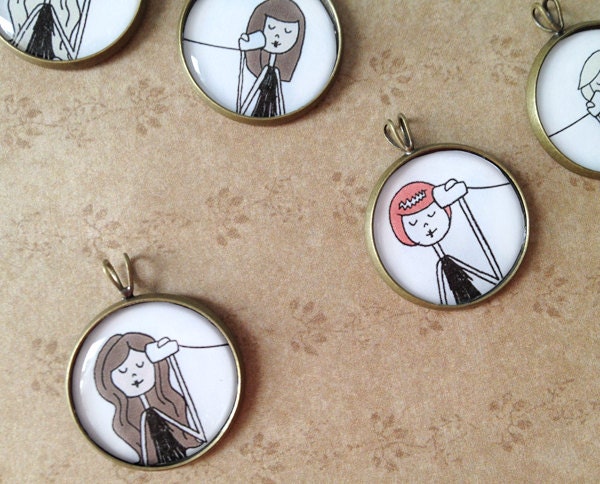 CUSTOM BFF Best Friend pendant set