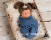 Stella Bs Baby Wraps, Set of 4 Hand Dyed LUXE Cheesecloth Wraps, Grade 50, Newborn and Maternity Photo Prop