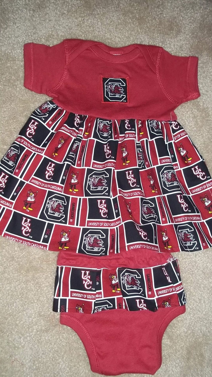 South Carolina  Infant Dress Set
