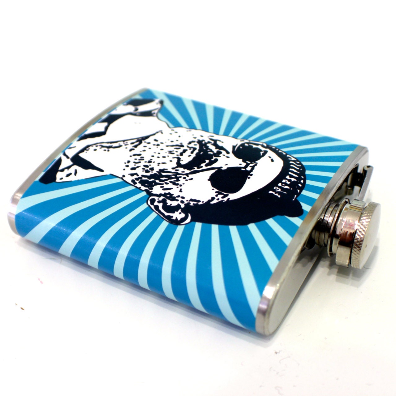 Flask - 6 oz Stainless Steel- Steve Zissou