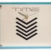 Modern Geometric Wall Clock : Blue Green Teal White and Black Back to School Clock