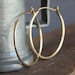 textured gold hoops