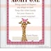 Giraffe Baby Shower - Diaper Raffle Ticket - printable file - Instant Download