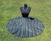 Vtg 1950s felt circle skirt pinup rockabilly VLV