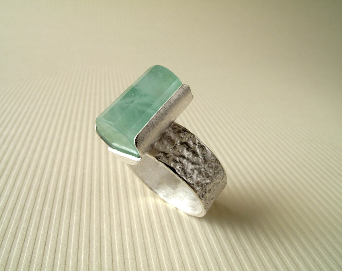 Aquamarine Ring- Made In Your Size