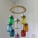 RAINBOW Heart - Shaped Mason Jar Chandelier - Rustic Hanging Pendant Lighting Fixture - Direct Hardwire - BootsNGus Lamp Design