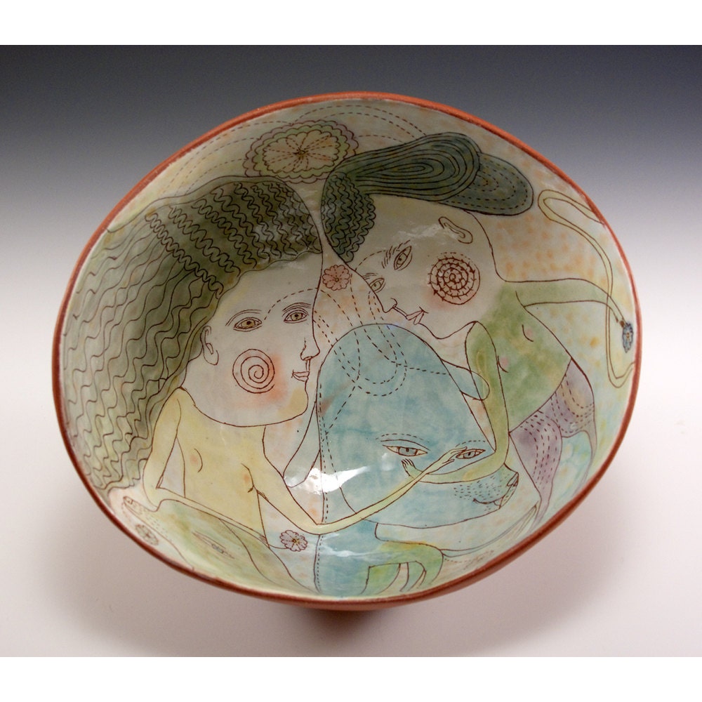 Pino and Claude - Anvil Paddled Ceramic Bowl