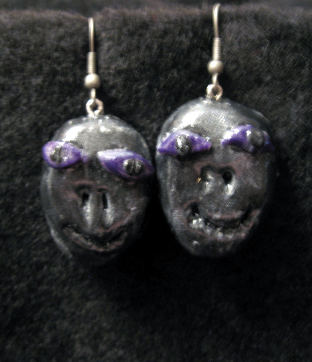 Out of this World Alien Earrings-Half Price Sale