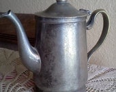 Silver Teapot Hotel Grand Silver Co Wearbrite for storage office craft room kitchen flowers vase