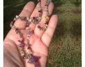 Mod Mushroom Vintage Handmade Necklace  Use the Coupon Code