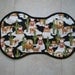 Southwestern Snowman print bone shaped pet placemat
