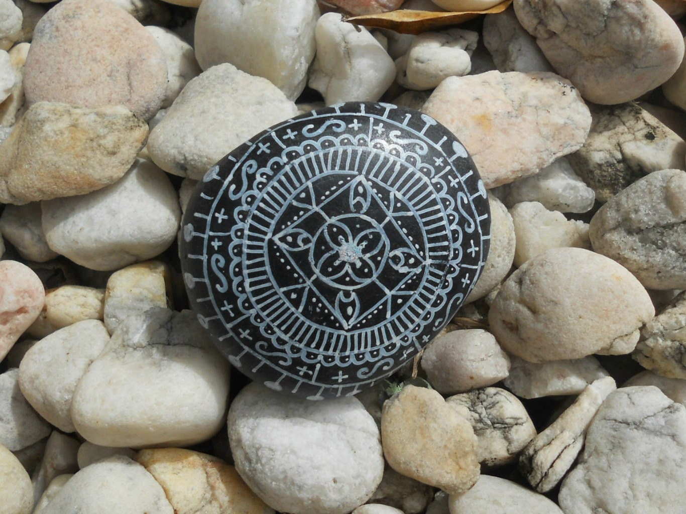 Hand Painted Stone