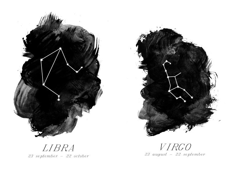 11x17 zodiac sign print