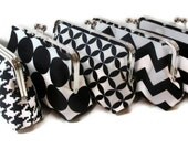Clutch for Bridesmaids You Choose Fabrics  - Bridesmaid Bridal Party Gift Personalize Your Cutie Girlie Clutches  or You choose the fabrics