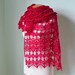 ELEKTRA, Crochet shawl pattern, PDF