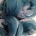 Cloudy Skies - Hand Pulled Roving (SMOOTH) HPCS001 - corriedale alpaca alpaca noil starbright firestar 3.5 ounces