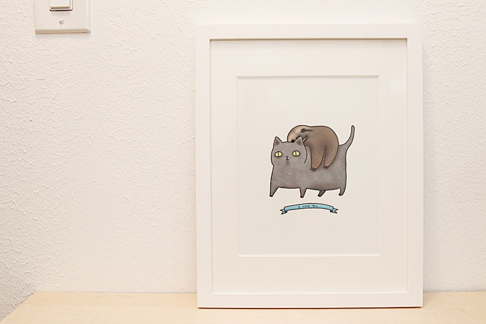 FRIENDS - 8x10 - illustration art print