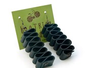 RIBBON CANDY - Recycled inner tube Earrings