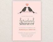 Wedding/Bridal Shower Invitation. Love Birds. I Customize You Print. Il_170x135