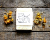 Homemade Soap, Unscented, Cold Process Soap, for Sensitive Skin, Dry Skin, Face Soap, handmade soap, large bar, organic, all natural soap