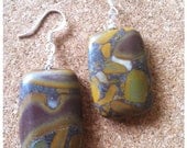 MALILA... earth tone semi precious stone... earrings