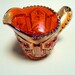 Vintage EAPG Imperial Glass Marigold Carnival Star and File pattern Large Creamer 1904   SOLD  RESERVE for Della