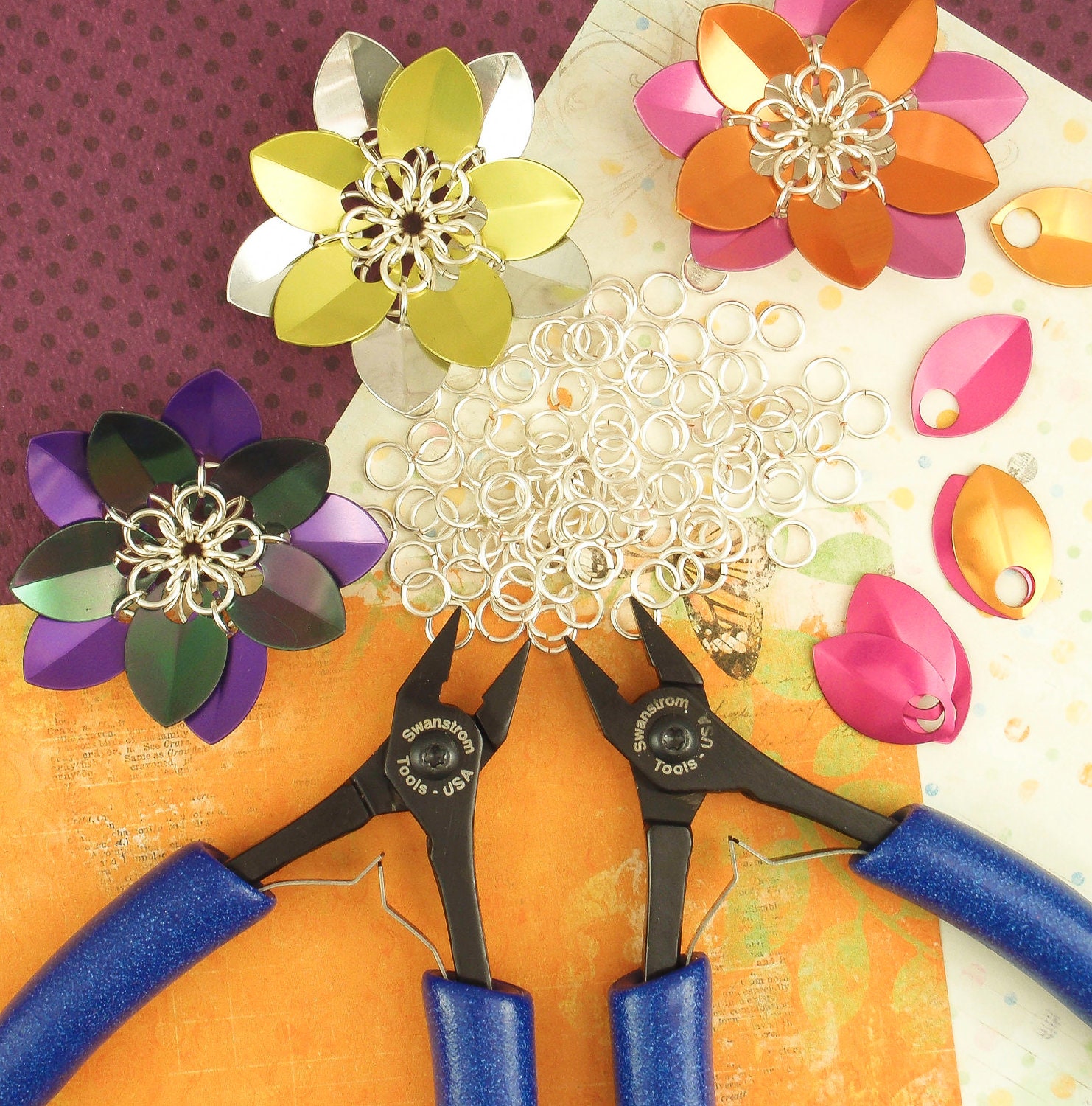 Swanstrom Chainmailler's Short Flat Nose Pliers - Professionally Prepped