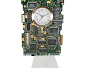 Circuit Board Alarm Clock from Recycled Computer Hard Drive Controller Board. (H)