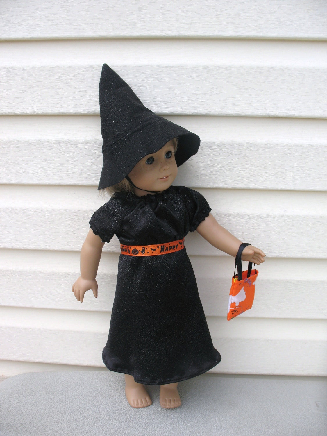 American Girl or 18 Inch Doll Clothes, Witch Costume for Halloween