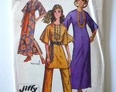 Vintage Sewing Pattern Ladies 70's Simplicity, Dress, Pants  M-L 9101 FreshandSwanky on Etsy