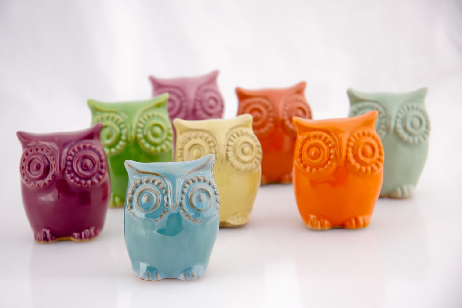small ceramic owlet - choose your color