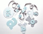 Blue and grey chevron baby shower decorations It's a boy banner by ParkersPrints on Etsy Il_170x135