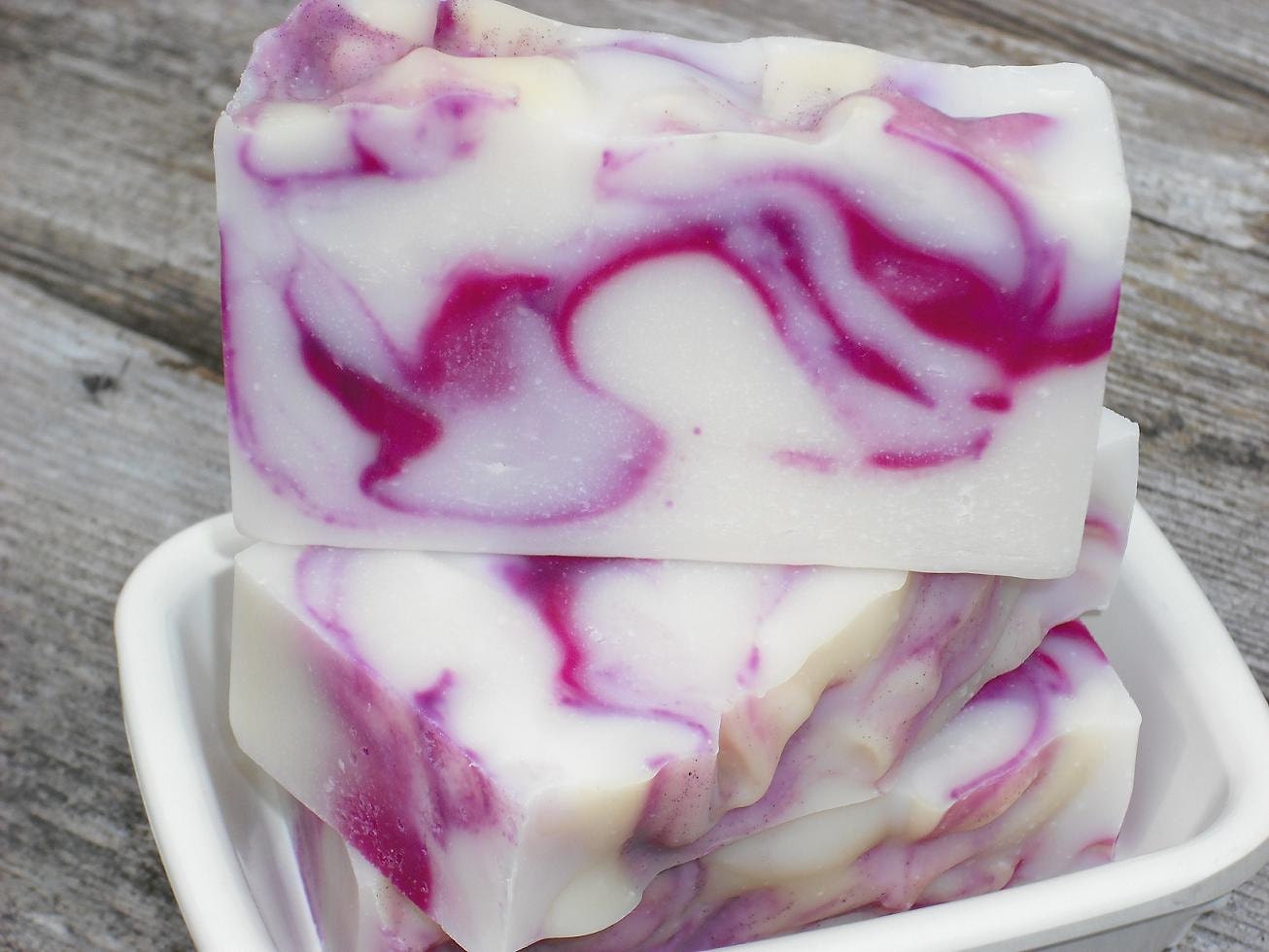 Blackberry Vanilla Soap / Handmade Soap / Cold Process Soap