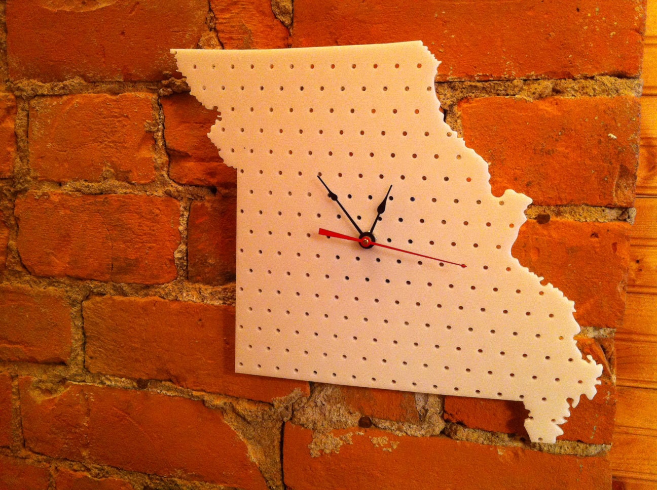Laser Cut Missouri Wall Clock