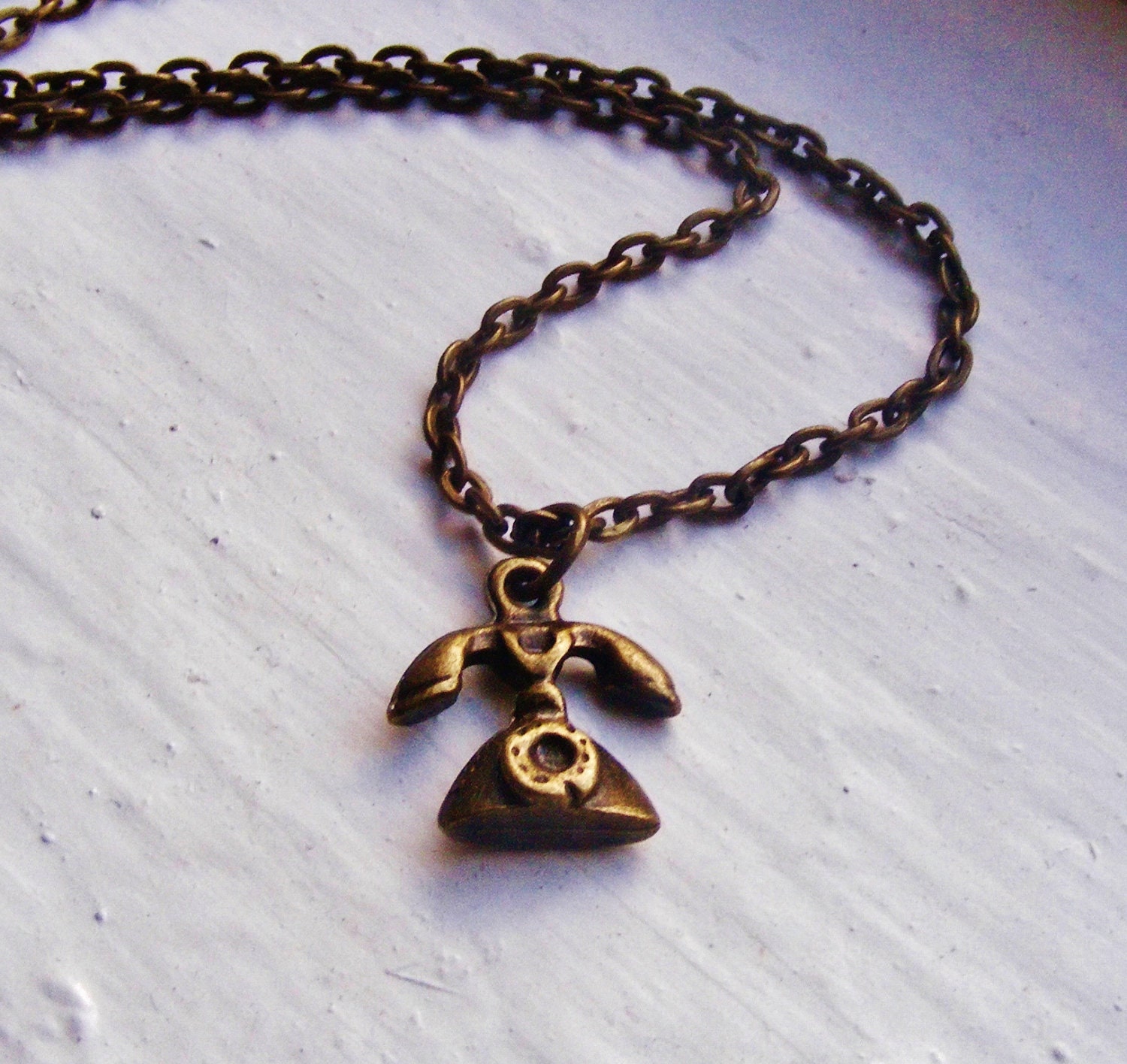 Telephone Necklace. Retro Telephone. Vintage Inspired Necklace. Vintage Telephone Necklace. Bronze. Antique