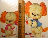 Vintage Yarn Puppy Water Decal for Surface Design Embellishing in original packaging