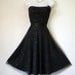 SALE Vintage 80s  Black Tulle Dress Strapless Sweetheart Sparkle Cocktail Party Dress Ruby Rox Pin-up Party Cocktail Dress S