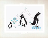 Earth Day is Every Day ( Penguins playing, Antarctica, Iceland, Playful, Ice Ice Cold, Three is Family )