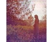 Morning Meditation...16x20 matted fine art giclee print / photo collage