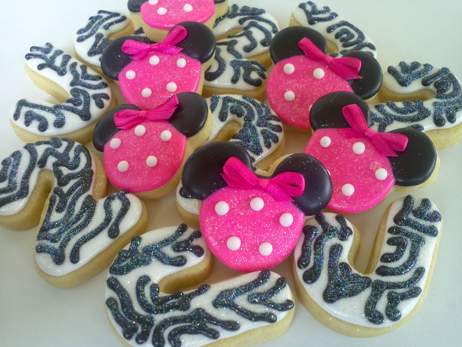 Mouse and letter/number Mini Sugar Cookies-2 Dozen Il_170x135
