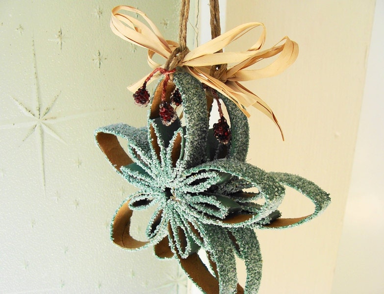 Christmas Ornament, Snowflake Ornament, Tree Ornament, Tree Decoration, Aqua, Mint, Table Decoration