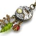 Steampunk Necklace, Exotic Charms & Vintage Watch Movement - Long Chain Necklace