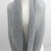 cowl in light grey