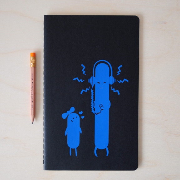 Music moves me Moleskine notebook