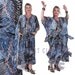 SUNHEART bohemian Hippie Chic TIGER BLUEZ Urban Panel PocketY Dress