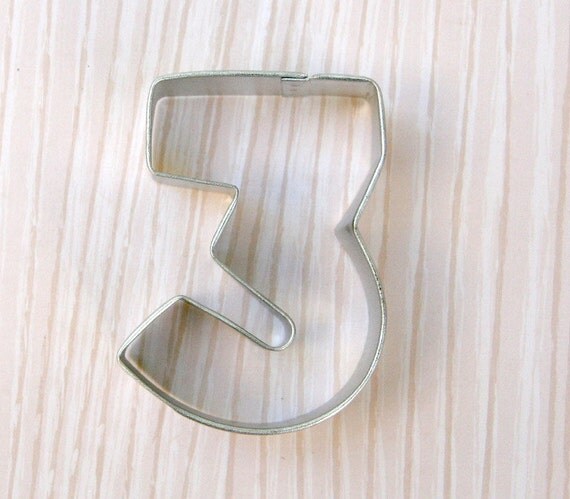 Number 3 Cookie Cutter Il_570xn