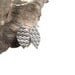 Cute Sterling Silver Earring Studs - Honeycomb Cone