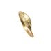 Organic 14K Yellow Gold Feather Ring - Feather's Gold